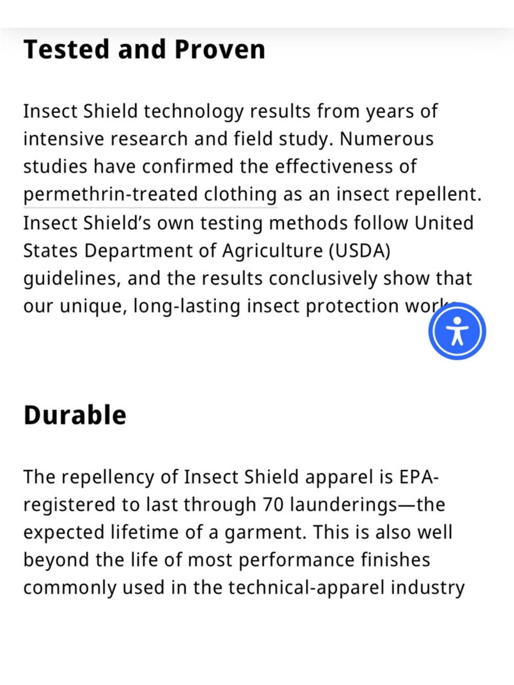 Insect Shield Repellent Apparel Long sleeve waffle T. I have 5 of theses, works! - Picture 7 of 11